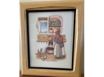 Print Of Native American Woman