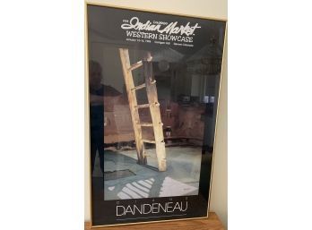 Large Framed Poster From Indian Market Western Showcase 1996