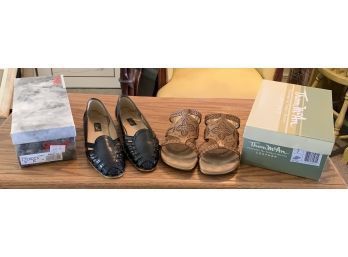 2 Pair Ladies Shoes-like New