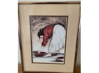 RC Gorman Print 'Corn Woman'