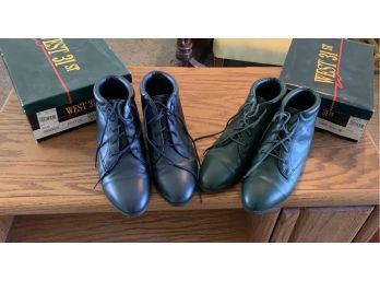 2 Pairs Of Ladies Booties-like New