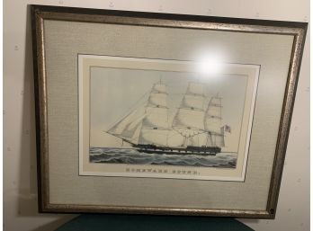 Vintage Print Homeward Bound