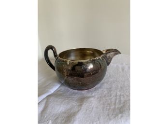 Antique Silver On Copper Creamer