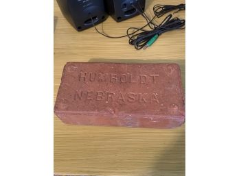 Vintage Humboldt Nebraska Brick