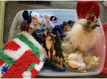 Lot Of Christmas Figures