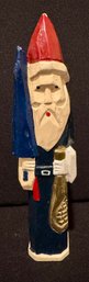 Tall Santa Ornament