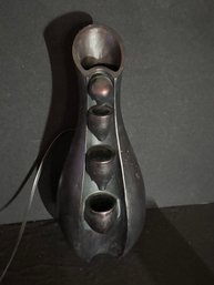 Electric Wooden Desk Top Water Feature - Tested And Working