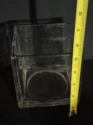 Square Cube Glass Vase - Great For Resin Crafts