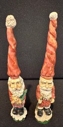 Two Albert Price Tall Hat Santas