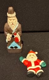 Two Detailed Santas