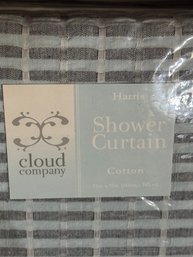 Cloud Company Cotton Shower Curtain