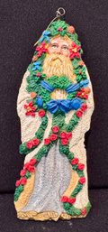 Unique Santa Large Ornament