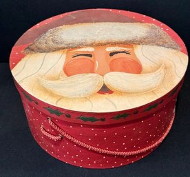 Vintage Santa Box - Hand Painted