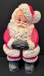 Vintage Hand Painted Santa