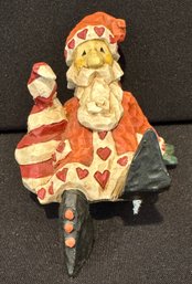 House Of Lloyd 1997 - Hand Painted Reclining Santa - Shelf Edge