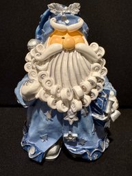 Beautiful Blue Santa