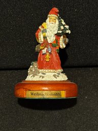 Weihnachtsmann - Santa - Wood Base