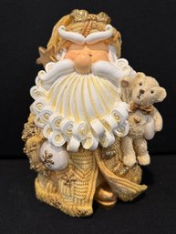 Unique Molded And Painted Vintage Santa