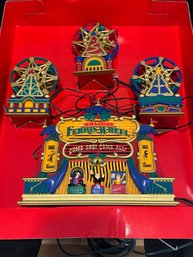 Vintage Holiday Ferris Wheel - Tested And Working! 20 Tunes