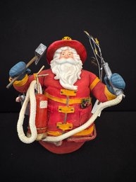 Fireman Santa Table Decoration