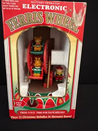 Tested And Working Vintage Christmas Ferris Wheel