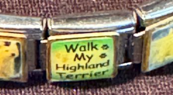 West Highland Terrier Stainless Steel Bracelet
