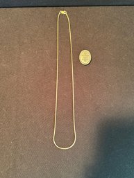 Necklace And Angel Pocket Charm