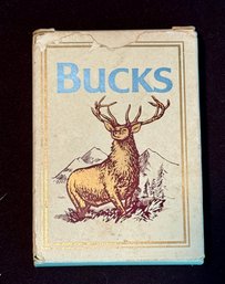 Vintage 'buck's' Deck Of Playing Cards - Great Graphics