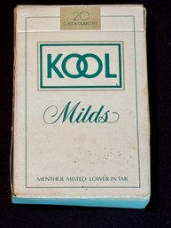 Vintage Kool Cigarette Advertising Playing Cards