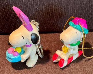 Iconic Snoopy Vintage Christmas And Easter Ornaments