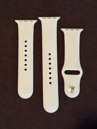 White Apple Watch Band With Extra Long And Regular Length Options