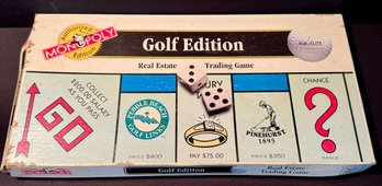 Golf Edition Of Monopoly