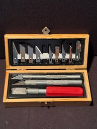 Exacto Knife Kit With Multiple Handles And Interchangeable Blades