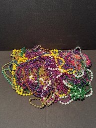 Collection Of Mardi Gras Beads - Caught At The Mardi Gras Parade!