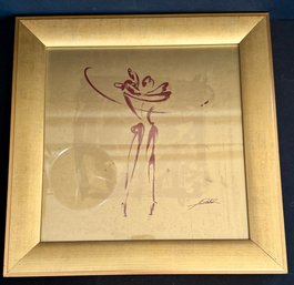 Signed NMW Gockel Body Language - Gold - 13' X 13'