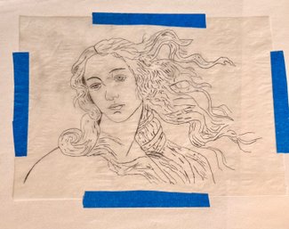 Original And Prints Of Beautiful Woman - Various Sizes