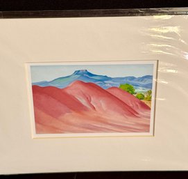 Georgia Okeeffe Matted New Mexico Print