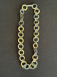 16' Sterling Large Link Chain Necklace - Vintage Morris