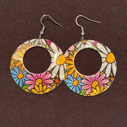 Funky Retro Daisy Earrings