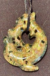 Murano Glass Dolphin Pendant