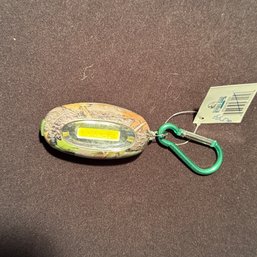 Camouflage Carabiner Key Chain And Light - New