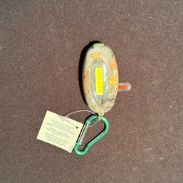 Camouflage Carabiner Key Chain And Light - New