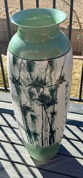 Beautiful - Very Large - Vintage Floor Vase - Oriental (2 Of 2)