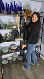 Wood And Metal Shelf #6