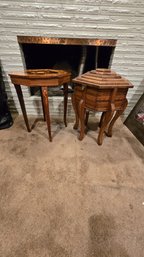 Two Very Cool Small Tables With Storage #13