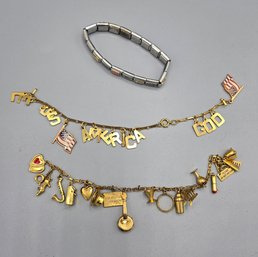 Three Charm Bracelets #309