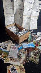 Box Of Vintage Post Cards #65