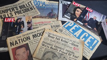 Vintage Newspapers, Kennedy Assassination #68