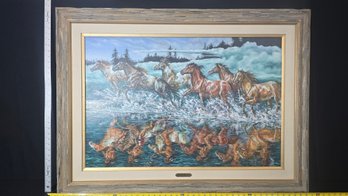 'Brothers Thru Time' By Somerville, Original Painting On Canvas #2