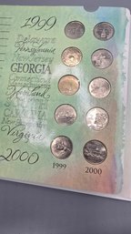 Large Binder Of State Quarters #245